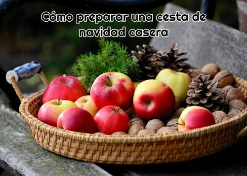 como preparar una cesta de navidad casera