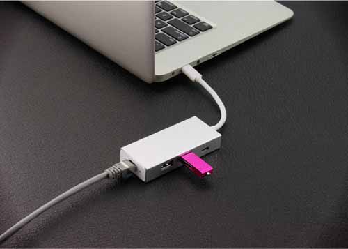 usb enganchado a un portatil o tablet