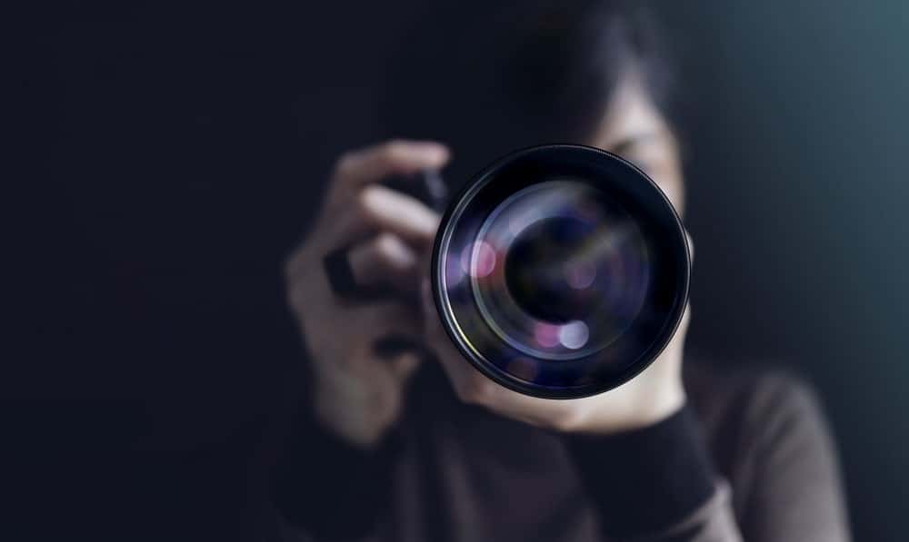 camara fotografica para papel-pintado