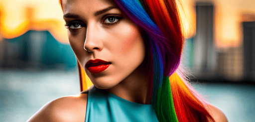 Paleta de colores expresada a través del cabello