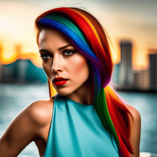 Paleta de colores expresada a través del cabello