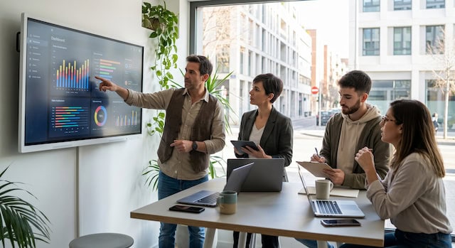 Reparto del presupuesto de marketing digital